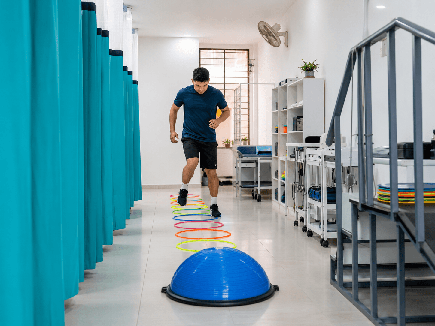 Sesión de rehabilitación profesional en Moviflex